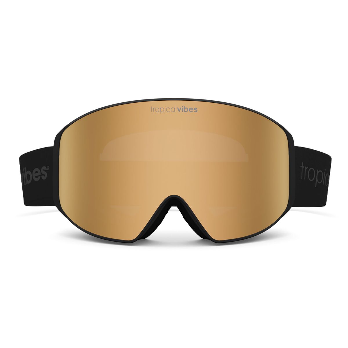 Tropical Vibes® Goggles Hemsedal Edt | Black - Golden Bronze |