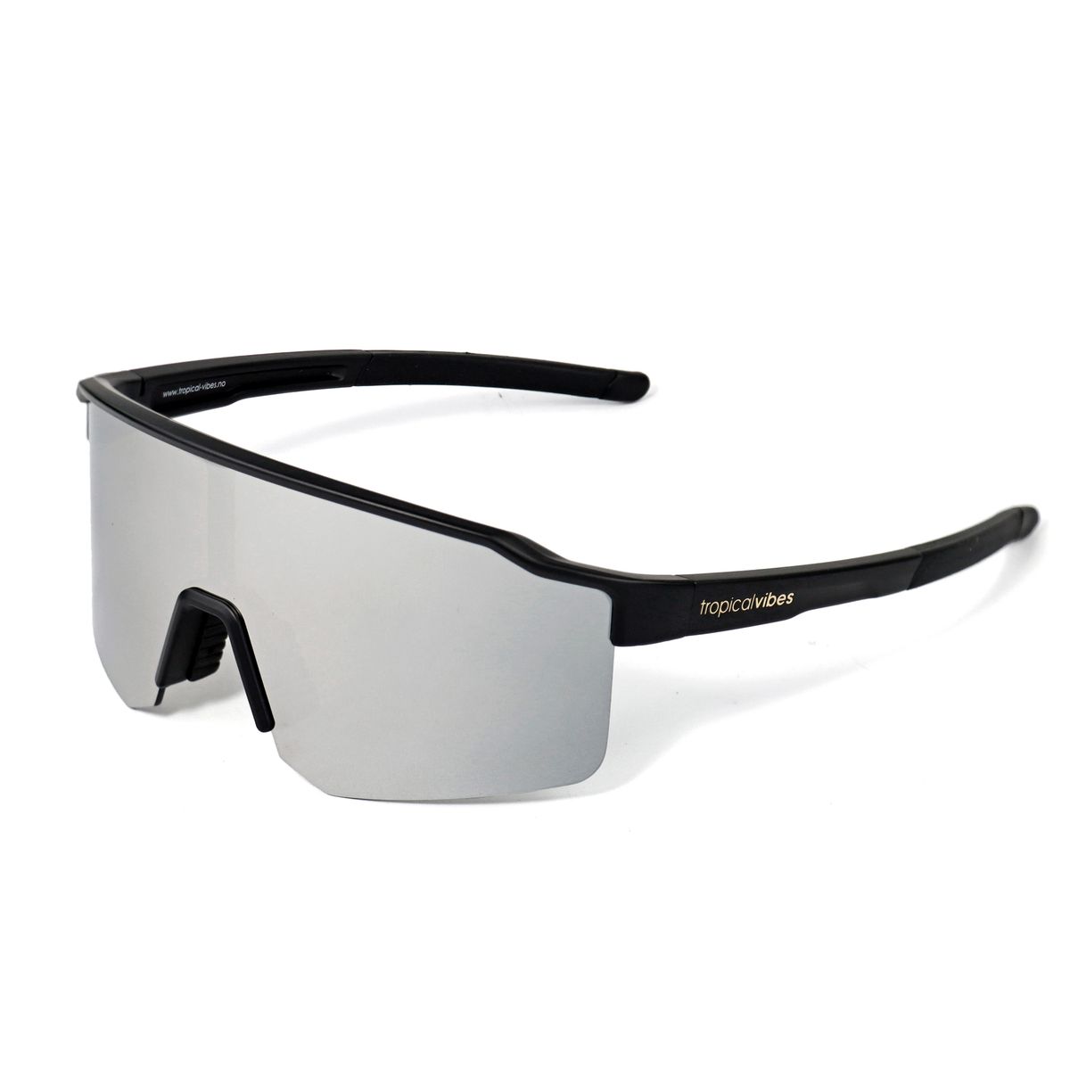 Tropical Vibes® Raske Shades 2.0 | Black/Shiny Silver