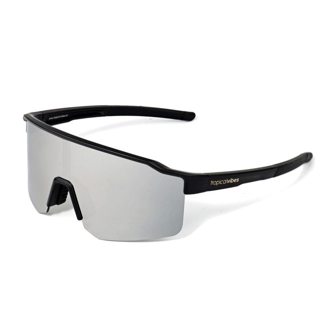 Hovedbilde Tropical Vibes® Raske Shades 2.0 | Black/Shiny Silver | VLT: 9.2%