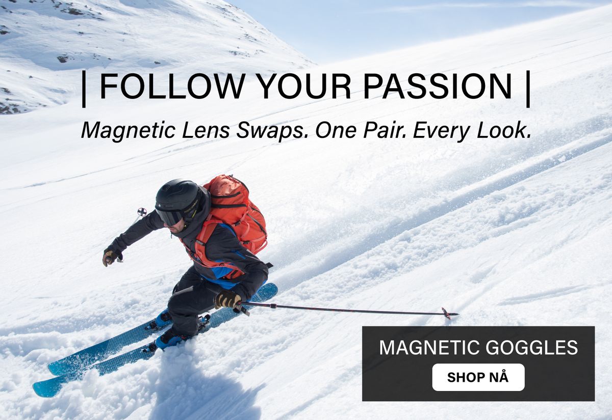 Magnetic Ski Goggles - Norwegian Design from Hemsedal